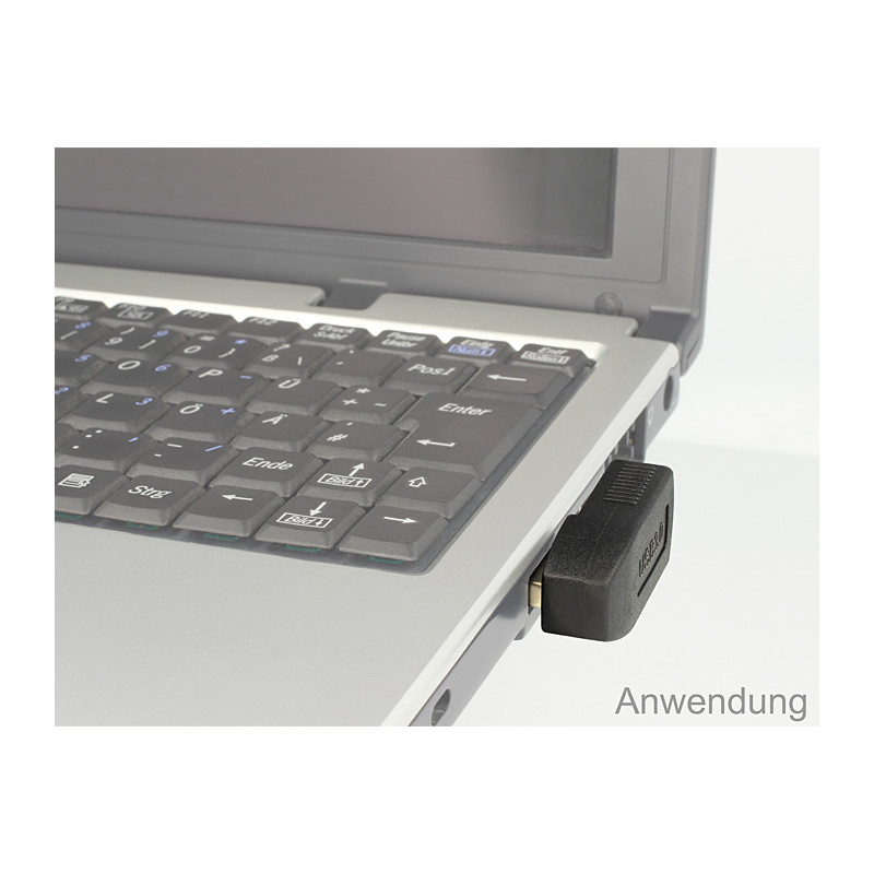 Delock Adapter USB 3.0 Stecker-Buchse gewinkelt 90° horizontal