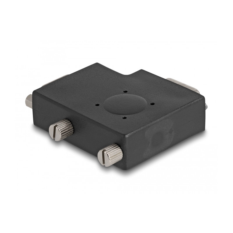 Delock Adapter VGA Stecker - VGA Buchse 90° seitlich gewinkelt
