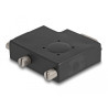 Delock Adapter VGA Stecker - VGA Buchse 90° seitlich gewinkelt