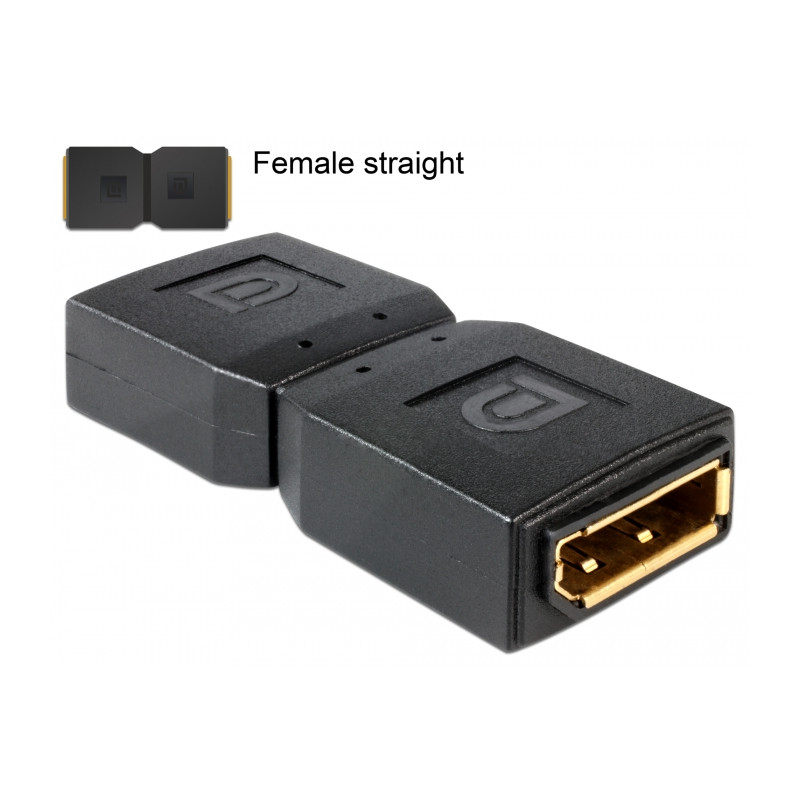 Delock Adapter DisplayPort Buchse - DisplayPort Buchse Gender Changer