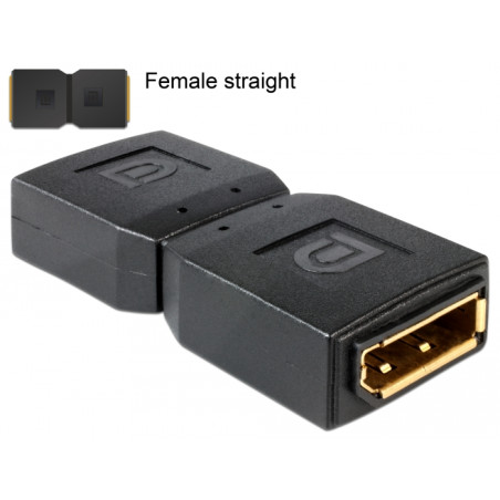 Delock Adapter DisplayPort Buchse - DisplayPort Buchse Gender Changer