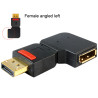 Delock Adapter DisplayPort Stecker - DisplayPort Buchse gewinkelt links