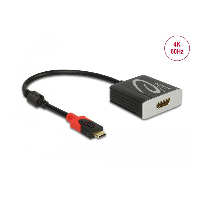 Delock Aktiver USB Type-C™ zu HDMI Adapter 4K 60 Hz (HDR)
