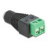 Delock Adapter DC 5,5 x 2,1 mm Buchse - Terminalblock 2 Pin