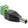Delock Adapter DC 5,5 x 2,1 mm Stecker - Terminalblock 2 Pin 2-teilig