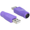 Delock Adapter USB Typ-A Stecker - PS/2 Buchse