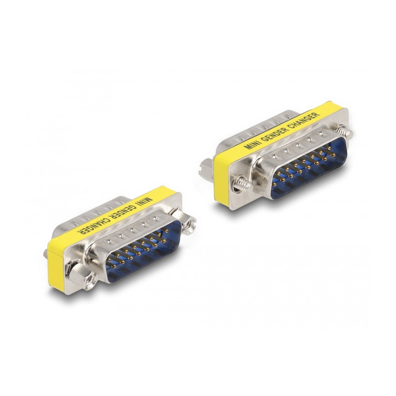 Delock D-Sub 15 Pin Stecker - Stecker Gender Changer