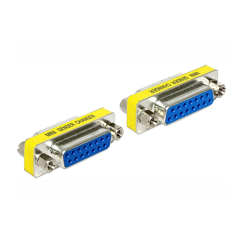 Delock D-Sub 15 Pin Buchse - Buchse Gender Changer
