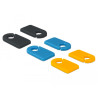 Delock Kabelmarker Clip zum Selbstbeschriften Set 6 Stück