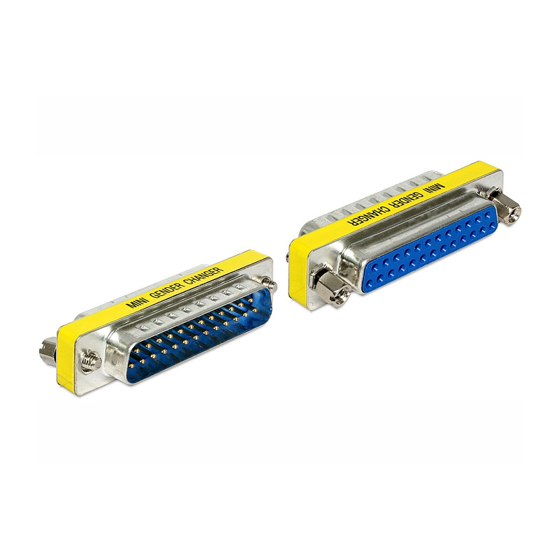 Delock D-Sub 25 Pin Stecker - Buchse Portschoner