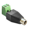 Delock Adapter DC 5,5 x 2,5 mm Buchse - Terminalblock 2 Pin 2-teilig