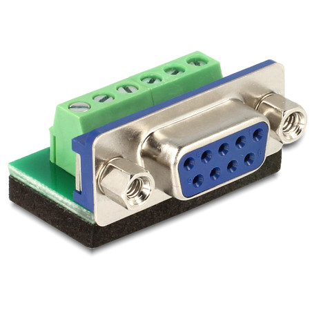 Delock Terminalblock - D-Sub 9 Pin Buchse