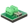 Delock Adapter Mini USB Buchse - Terminalblock 6 Pin