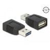 Delock Adapter EASY-USB 2.0-A Stecker - USB 2.0-A Buchse