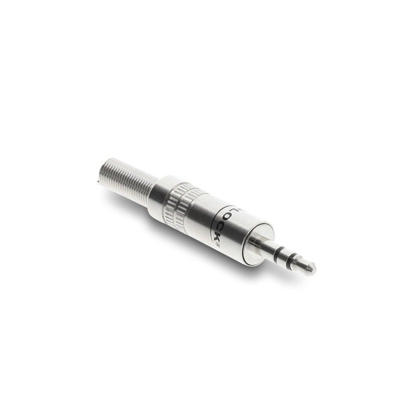 Delock Stereo Klinkenstecker 3,5 mm 3 Pin mit Knickschutz Lötversion