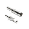 Delock Stereo Klinkenstecker 3,5 mm 3 Pin mit Knickschutz Lötversion