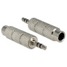 Delock Adapter Klinkenstecker 3,5 mm - Klinkenbuchse 6,35 mm 3 Pin