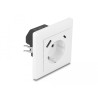 Delock Einbausteckdose mit 2 USB Ladeports 3,4 A, 1 x USB Typ-A und 1 x USB Type-C™