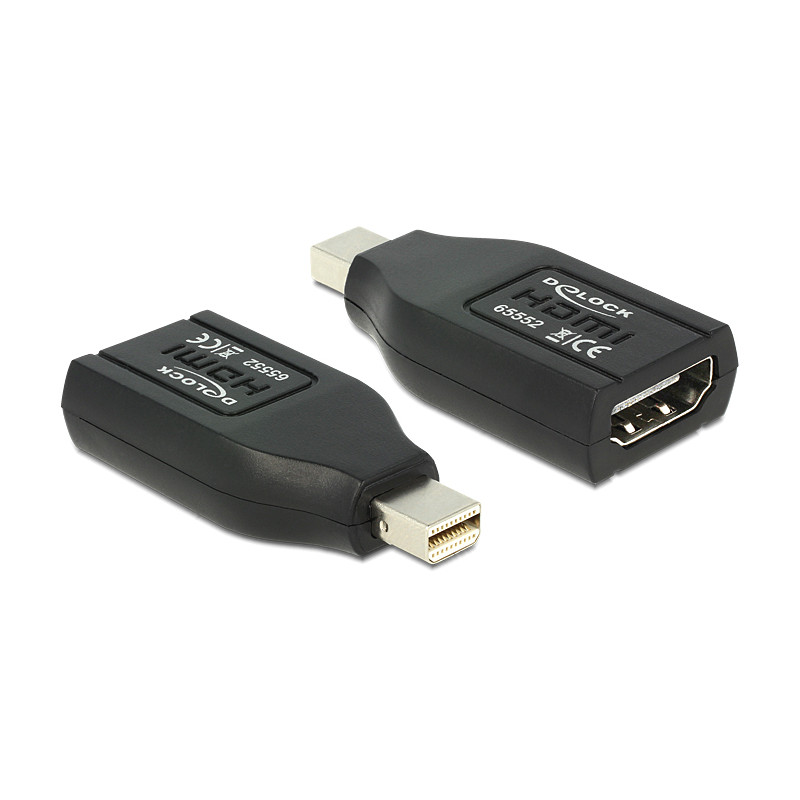 Delock Adapter mini DisplayPort 1.1 Stecker - HDMI Buchse