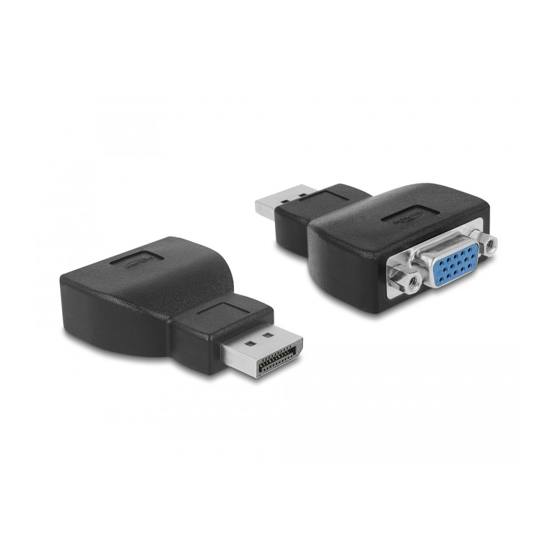 Delock Adapter DisplayPort 1.2 Stecker - VGA Buchse schwarz