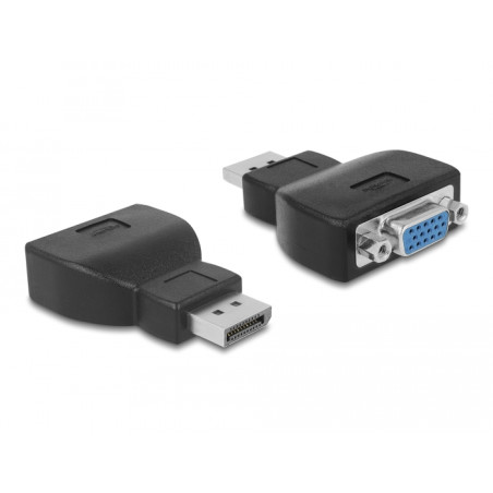 Delock Adapter DisplayPort 1.2 Stecker - VGA Buchse schwarz