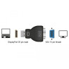 Delock Adapter DisplayPort 1.2 Stecker - VGA Buchse schwarz