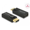 Delock Adapter DisplayPort 1.2 Stecker - HDMI Buchse 4K Aktiv schwarz
