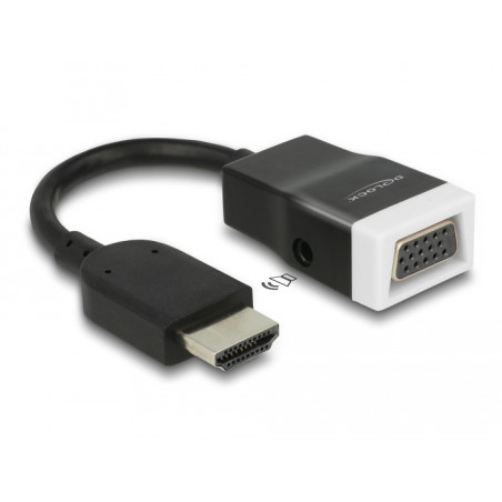 Delock Adapter HDMI-A Stecker - VGA Buchse mit Audio