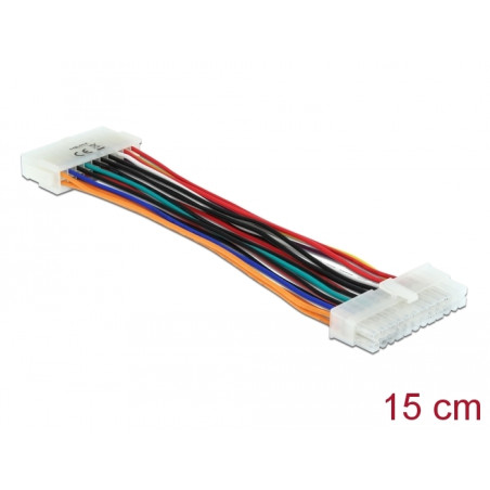 Delock ATX Kabel 24-polig Stecker zu 20-polig Buchse