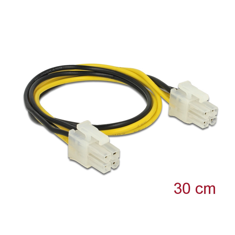 Delock Stromkabel P4 Stecker - P4 Stecker 30 cm