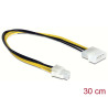 Delock Kabel P4 Stecker zu Molex 4 Pin Stecker 30cm