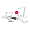 Delock Adapter mini DisplayPort 1.2 Stecker - DisplayPort Buchse 4K 90° gedreht schwarz