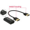 Delock Adapter HDMI-A Stecker - VGA Buchse Metallgehäuse mit 15 cm Kabel
