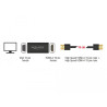 Delock Adapter HDMI-A Stecker - VGA Buchse Metallgehäuse mit 15 cm Kabel