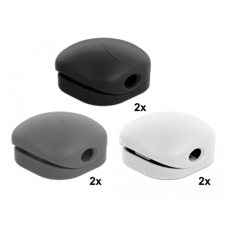 Delock Kabel Clip Set 6 Stück