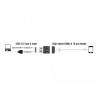 Delock Adapter HDMI-A Buchse - USB Typ-A Stecker schwarz
