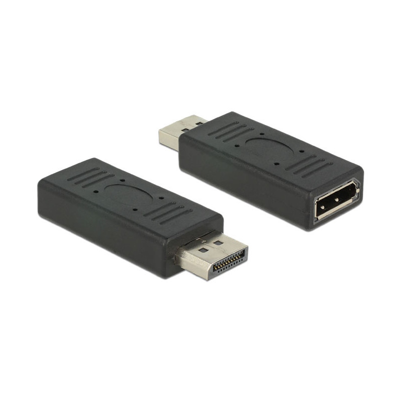 Delock Adapter DisplayPort 1.2 Stecker - DisplayPort Buchse Portschoner