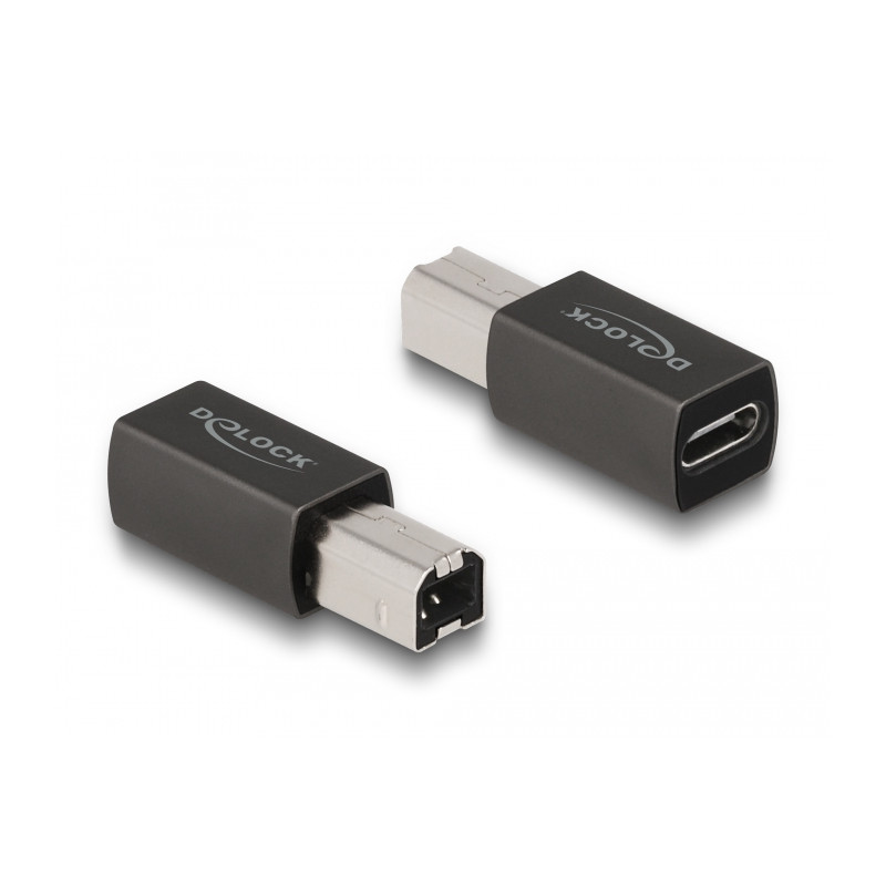 Delock USB 2.0 Adapter USB Type-C™ Buchse zu Typ-B Stecker