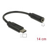 Delock Audio Adapter USB Type-C™ Stecker - Klinkenbuchse 14 cm