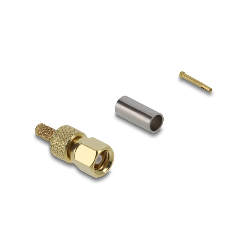 Delock SMC Stecker zum Crimpen RG-179 / RG-187