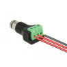 Delock Terminalblock 3 Pin - Klinkenbuchse 3,5 mm zum Einbau