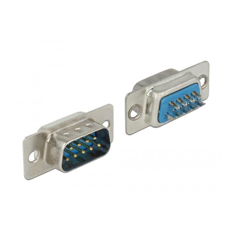 Delock Steckverbinder D-Sub 9 Pin Stecker Lötversion