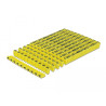 Delock Kabelmarker Clips A-Z gelb 260-teilig
