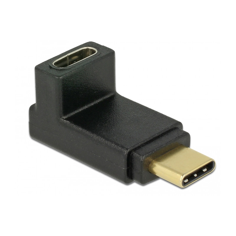 Delock Adapter USB 10 Gbps USB Type-C™ Stecker zu Buchse gewinkelt oben / unten