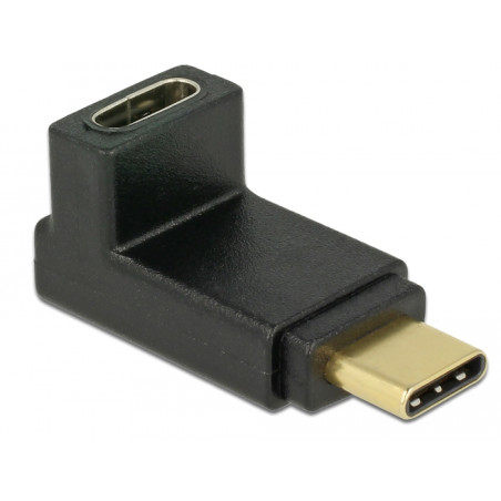 Delock Adapter USB 10 Gbps USB Type-C™ Stecker zu Buchse gewinkelt oben / unten