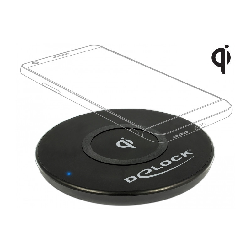 Delock Kabelloses Qi Schnellladegerät 10 W