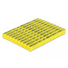 Delock Kabelmarker Clips A-Z gelb 260-teilig