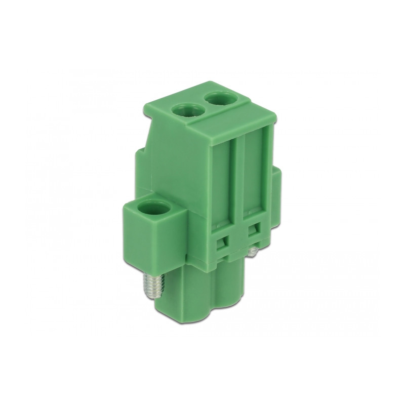 Delock Terminalblock Set für Hutschienen 2 Pin mit Schraubverriegelung