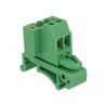 Delock Terminalblock Set für Hutschienen 2 Pin mit Schraubverriegelung