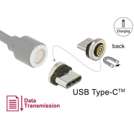 Delock Magnetischer Adapter USB Type-C™ Stecker